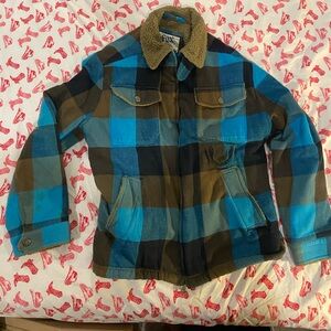 Fox Blue Plaid Jacket